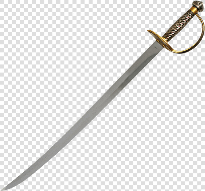 Brass Hilt Caribbean Pirate Sword   Long Sword  HD Png DownloadTransparent PNG