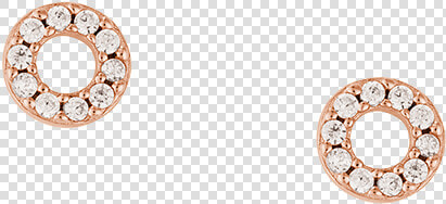 Circle Outline Crystal Stud Set Class  HD Png DownloadTransparent PNG