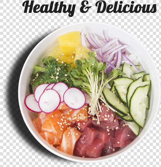 Bowl Poke Salmon Wasabi Mayo  HD Png DownloadTransparent PNG