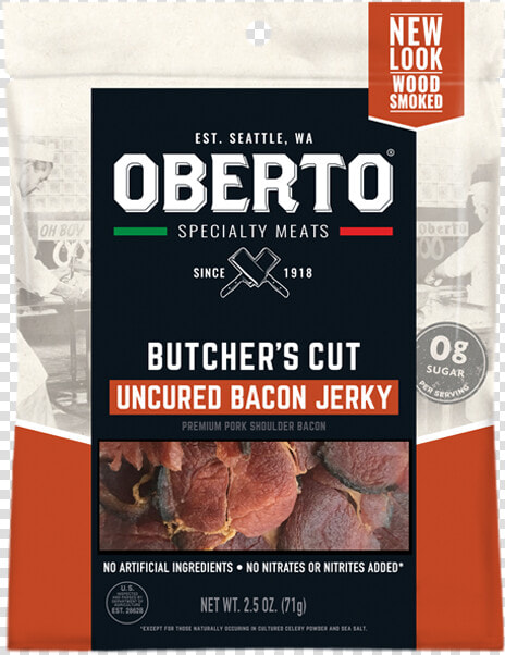 Butchers 2   Oberto Butchers Cut Bacon Jerky  HD Png DownloadTransparent PNG