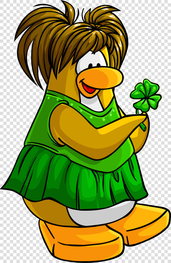 St Patrick S Day Postcard   Club Penguin  HD Png DownloadTransparent PNG