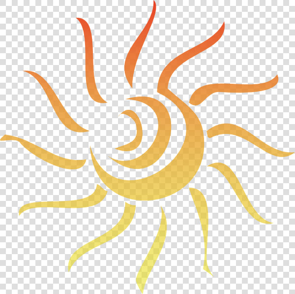 Half Sun With Rays Png Transparent Half Sun With Rays   Clip Art Tribal Sun  Png DownloadTransparent PNG