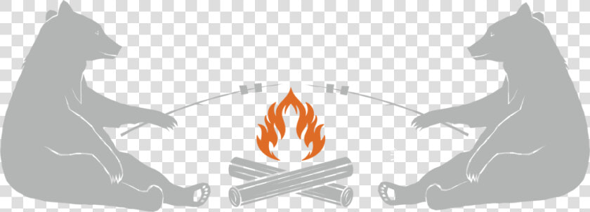 Campfire Website 5   Bear Roasting Marshmallows Clip Art  HD Png DownloadTransparent PNG