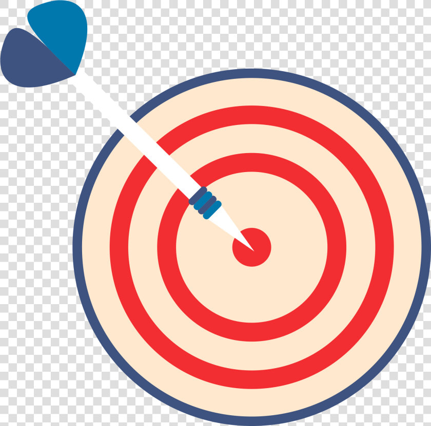 Vector Cartoon Hand painted Dart Shot Arrow Target   Transparent Target Audience Target Icons  HD Png DownloadTransparent PNG