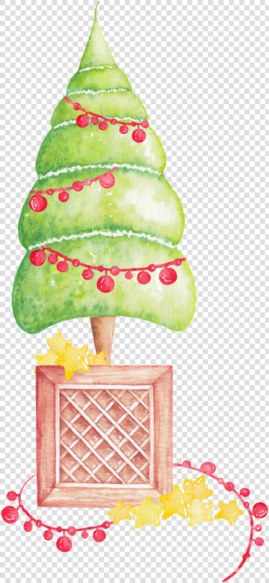 Hand Painted Cute Abstract Christmas Tree Png Transparent   Christmas Tree  Png DownloadTransparent PNG