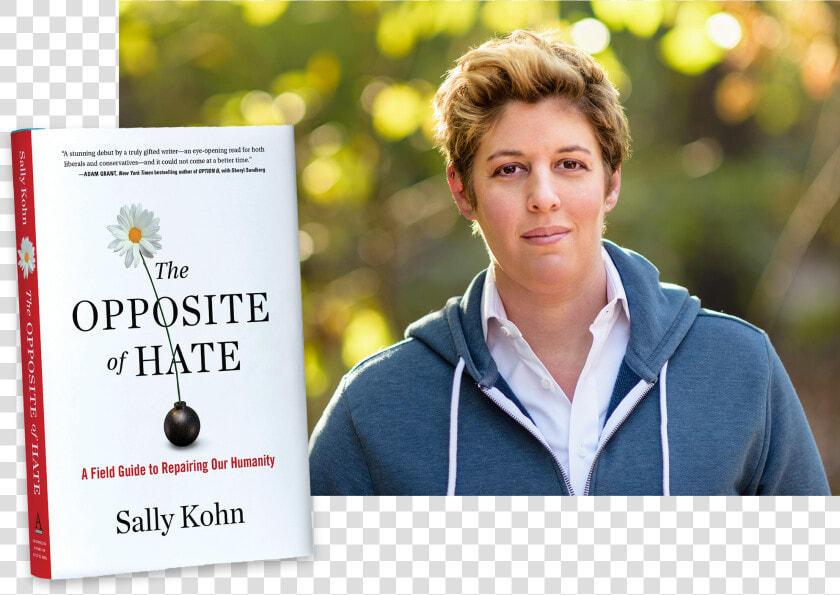 This Image May Contain Sally Kohn Human Person Brochure   Opposite Of Hate Sally Kohn  HD Png DownloadTransparent PNG