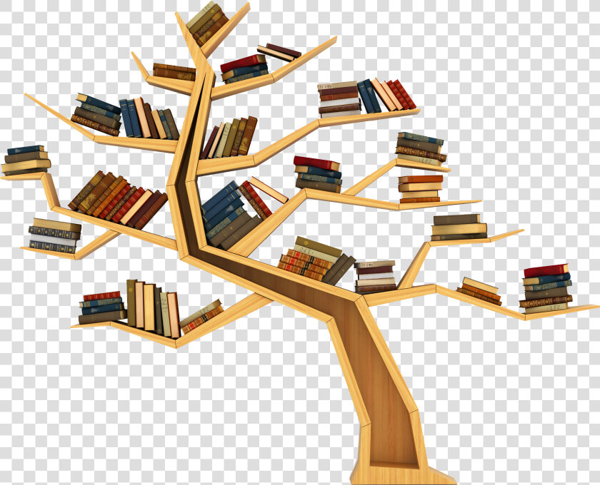 Bookcase Tree Transprent Png Free   Tree Book Shelf Dubai  Transparent PngTransparent PNG