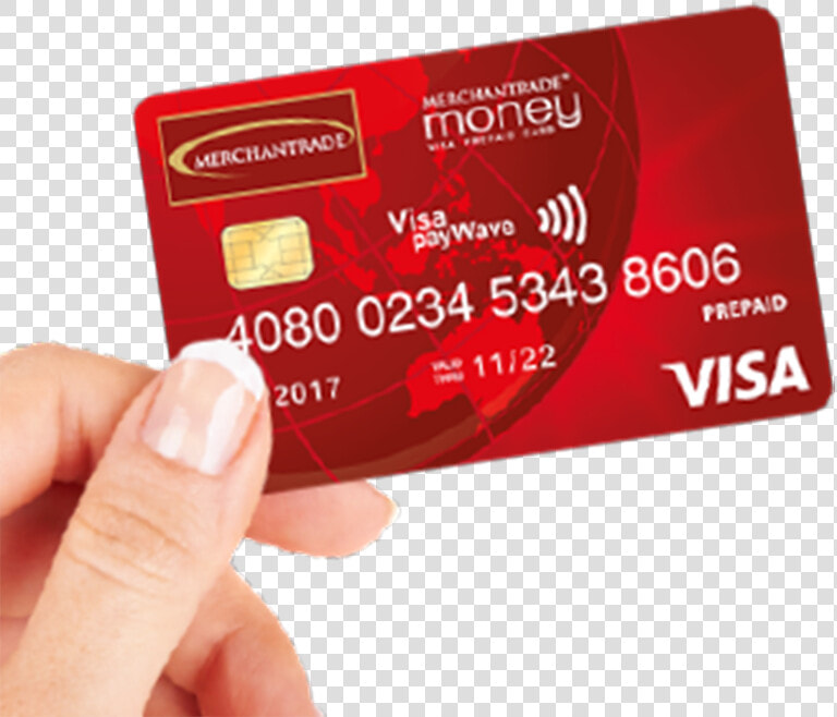 Merchantrade Money Visa Prepaid Card  HD Png DownloadTransparent PNG