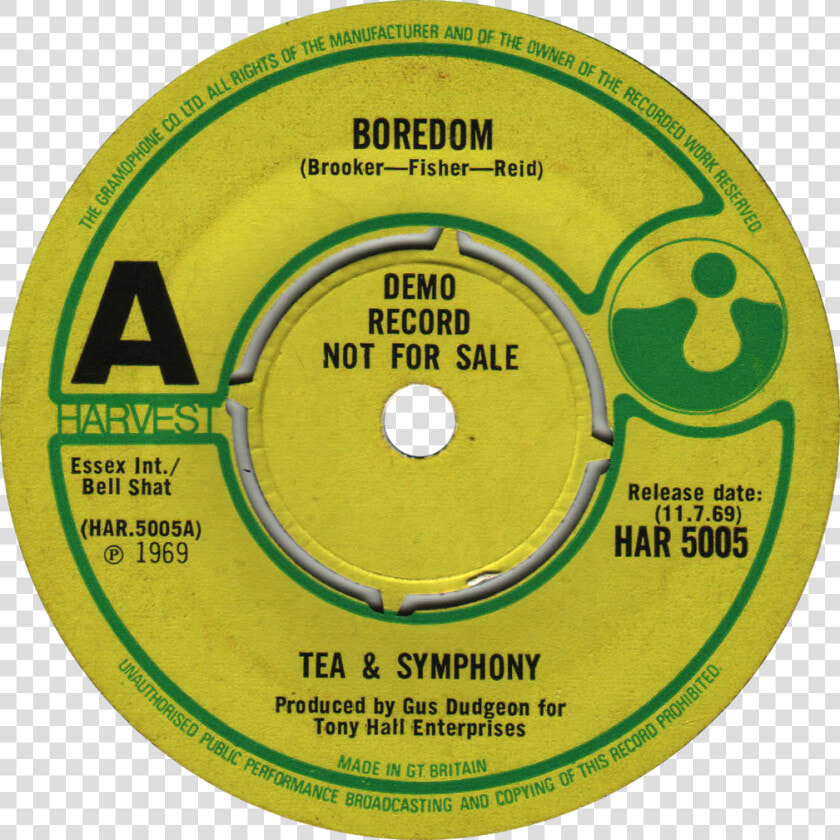 Har 5005 Tea  amp  Symphony Demo   Kevin Ayers Singing A Song In The Morning  HD Png DownloadTransparent PNG