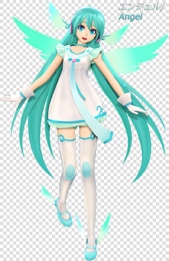 Transparent Anime Angel Png   Hatsune Miku Angel Outfit  Png DownloadTransparent PNG