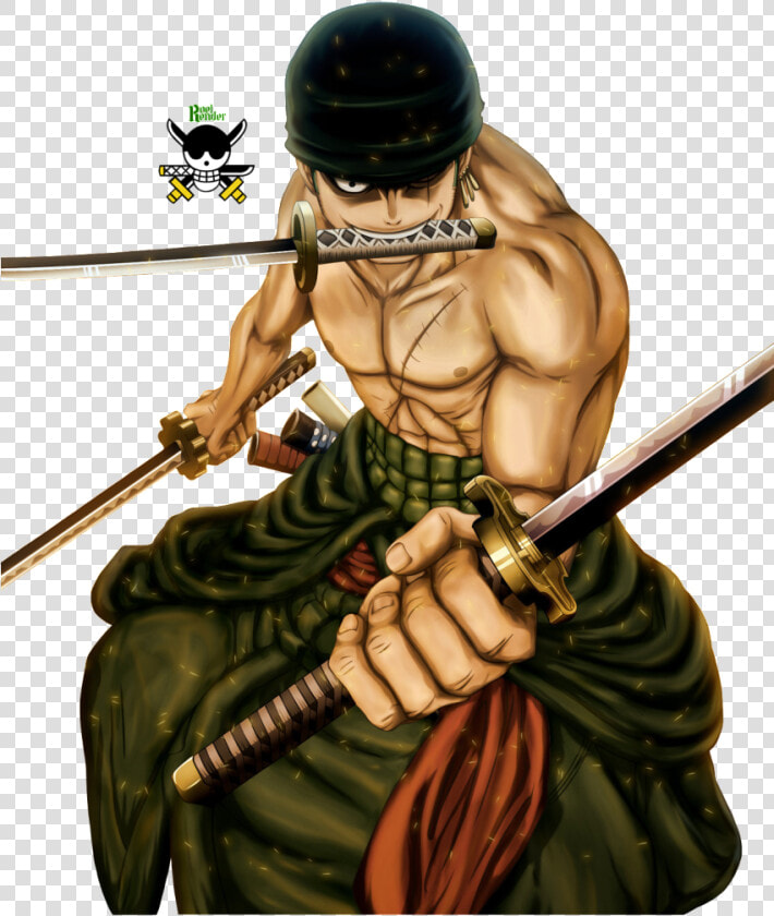 Transparent Zoro Png   Roronoa Zoro Santoryu  Png DownloadTransparent PNG