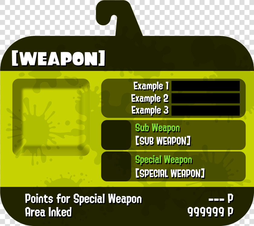 Home   Images  Designs  amp  Templates   Splatoon 2 Weapon   Splatoon 2 Weapon Template  HD Png DownloadTransparent PNG