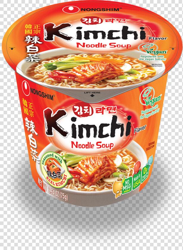 Transparent Kimchi Clipart   Nongshim Kimchi Noodle Soup Cup  HD Png DownloadTransparent PNG