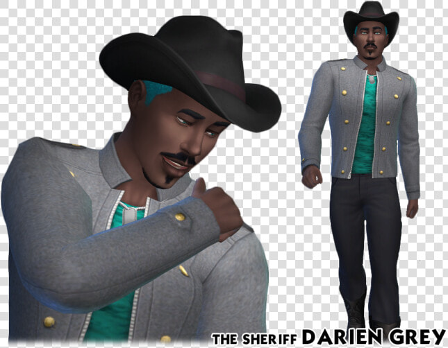 The Sims 4 The Sheriff   Cowboy Hat Sims 4  HD Png DownloadTransparent PNG