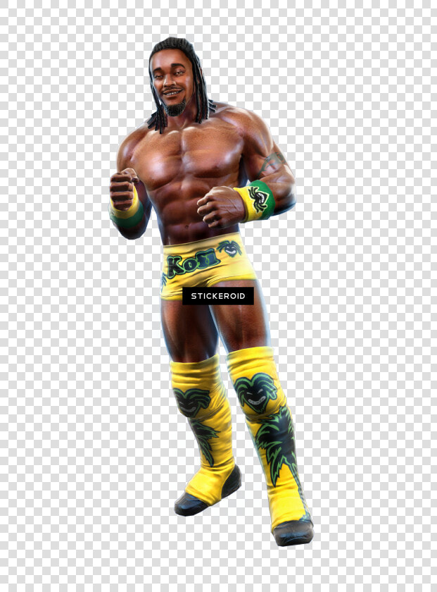 Kofi Kingston Wrestler Wwe   Wwe Pc Game Kofi Kingston  HD Png DownloadTransparent PNG