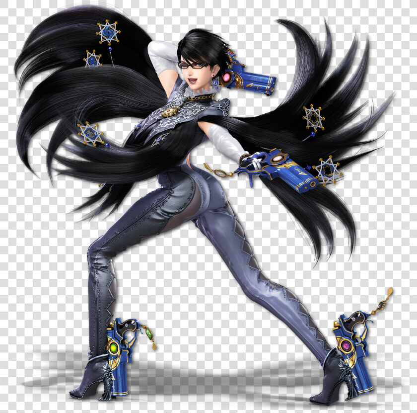 Figurine   Super Smash Bros Ultimate Bayonetta Render  HD Png DownloadTransparent PNG