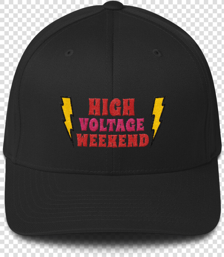 High Voltage Weekend Flexfit   Baseball Cap  HD Png DownloadTransparent PNG