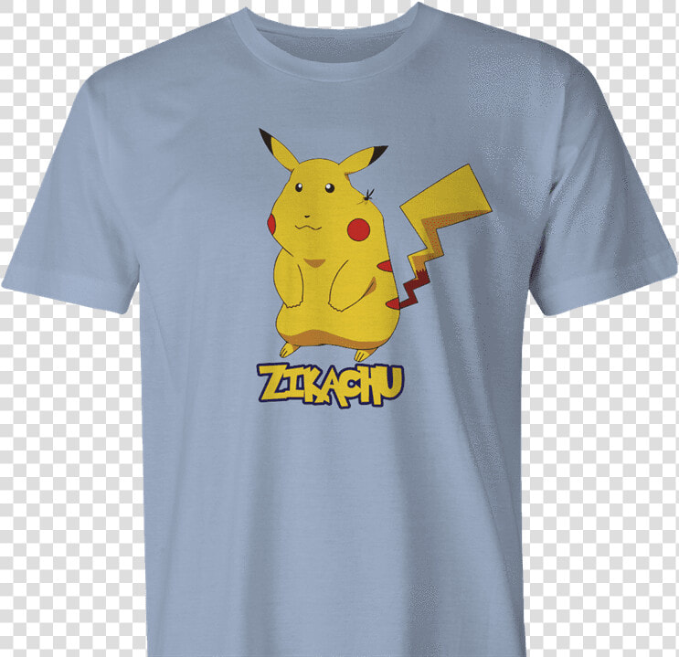 Pikachu Zika Zikachu Pokemon Men S T shirt   Active Shirt  HD Png DownloadTransparent PNG