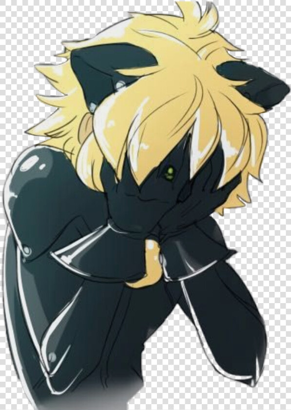  sad  catnoir  chatnoir  miraculousladybug  miraculous   Cat Noir Crying Fanfiction  HD Png DownloadTransparent PNG