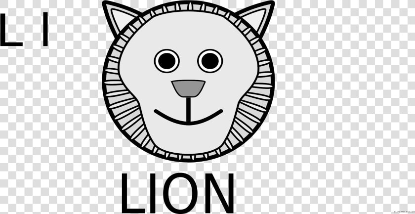 Graphic Stock Lion Face Black And White Clipart   Lion Face Clip Art  HD Png DownloadTransparent PNG