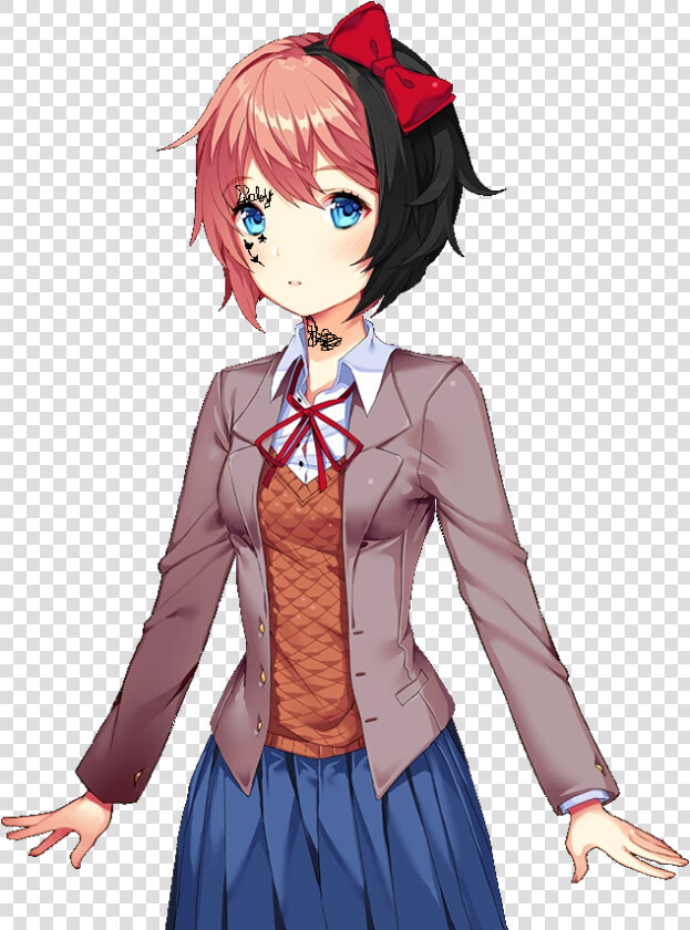 View Samegoogleiqdbsaucenao Lil Sayori     Doki Doki Literature Club Sayori  HD Png DownloadTransparent PNG