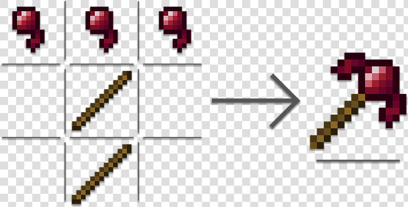 Mo’ Pickaxes Mod Crafting Recipes   Minecraft Pickaxes Mod  HD Png DownloadTransparent PNG