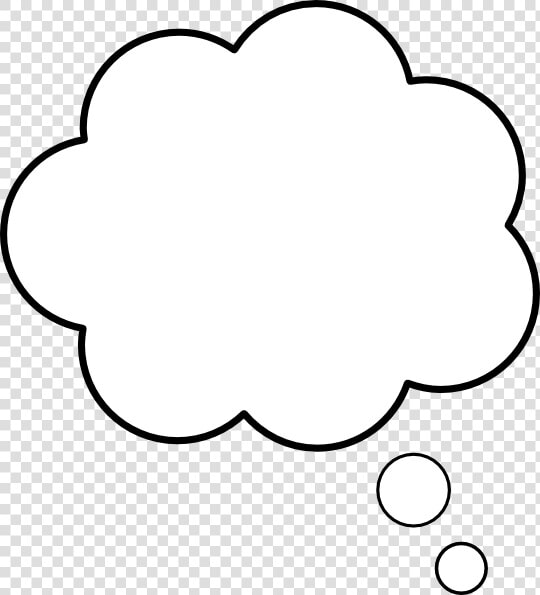 White Thought Bubble Png   White Thought Bubble Transparent  Png DownloadTransparent PNG