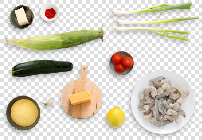 Southern style Shrimp  amp  Grits With Corn  Zucchini  amp    Natural Foods  HD Png DownloadTransparent PNG