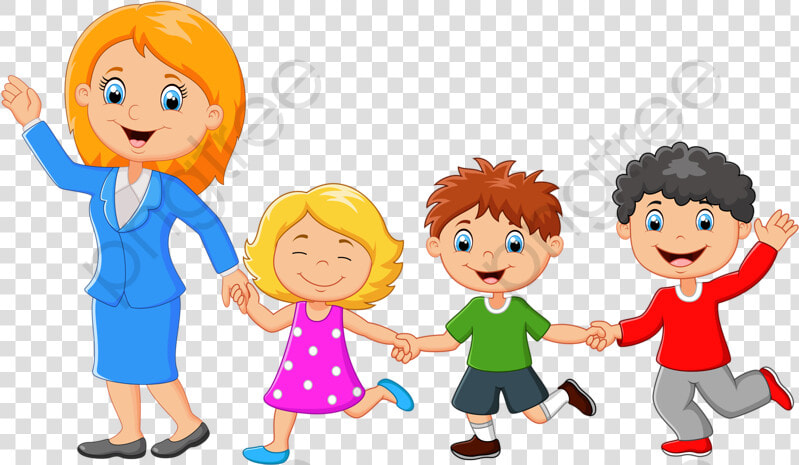 Clip Art Of Teachers And Students  Hd Png Download   Single Parent Family Clipart  Transparent PngTransparent PNG