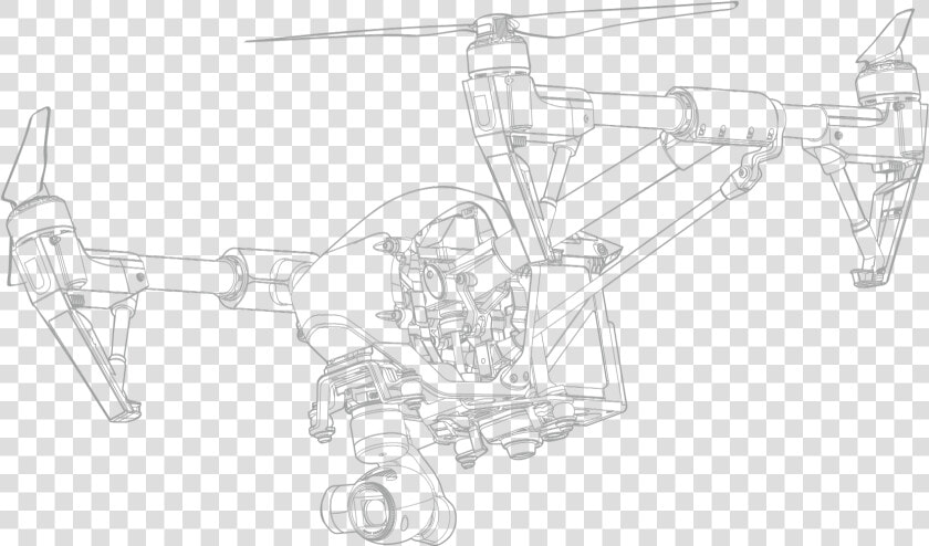 Dji Inspire   Technical Drawing  HD Png DownloadTransparent PNG