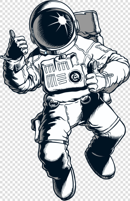 Sketsa Astronot  HD Png DownloadTransparent PNG