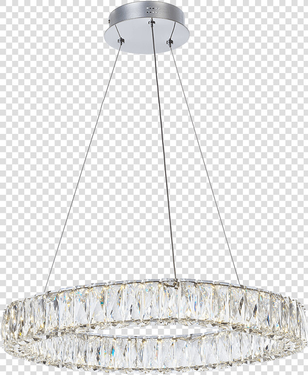 Crystal Ring 1 Light Adjustable Pendant   Hoop Crystal Pendant Light  HD Png DownloadTransparent PNG