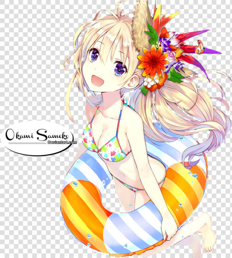 Anime Summer Girl Png   Summer Anime Girl Png  Transparent PngTransparent PNG