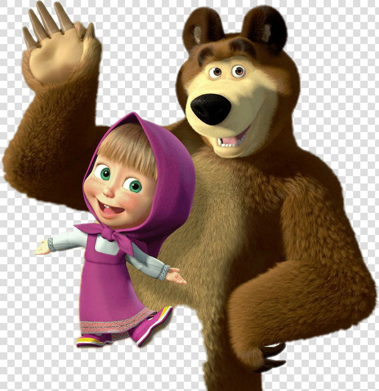 Masha And The Bear Png  Transparent Png   Png Download   Masha And Bear Png  Png DownloadTransparent PNG