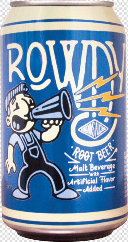 Rowdy Root Beer Can   Beer  HD Png DownloadTransparent PNG