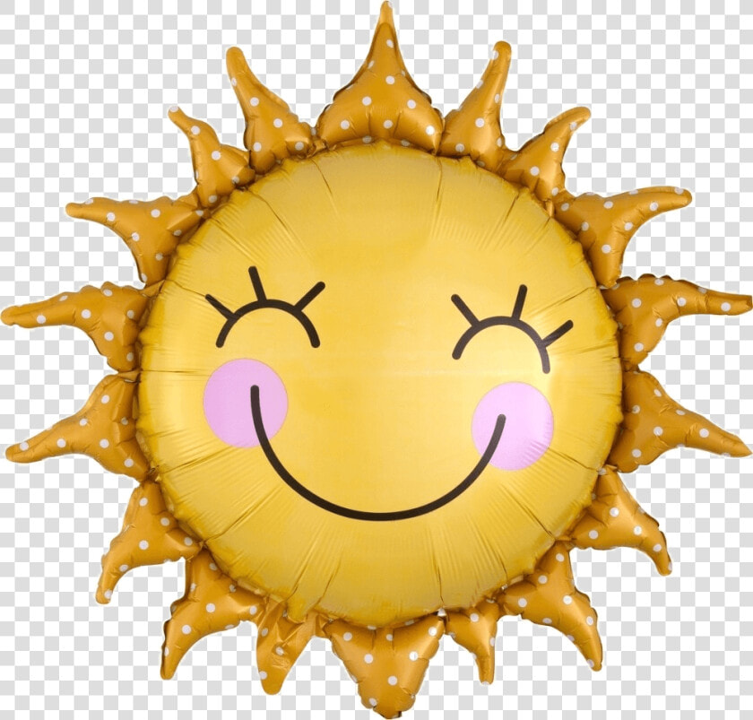 Smiley Sunshine Sun Balloon Weather Summer Instaballoons   Sunshine Balloon  HD Png DownloadTransparent PNG