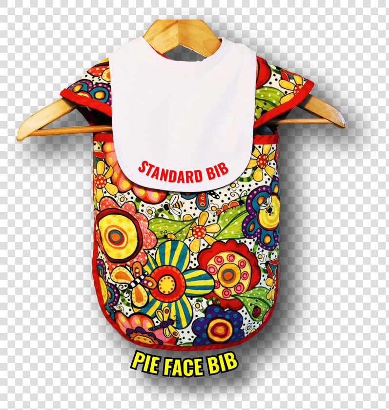 Light Blue Bandana And Plaid Themed Pie Face Bib   Pattern  HD Png DownloadTransparent PNG