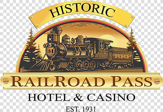 Historic Railroad Pass Hotel And Casimp   Railroad Pass Casino Logo  HD Png DownloadTransparent PNG