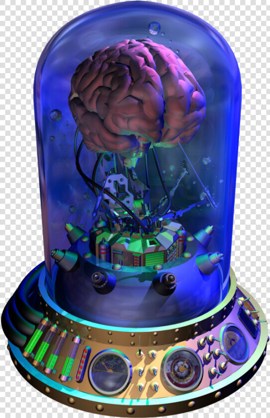 Transparent Brain   Boltzmann Brain In Jar  HD Png DownloadTransparent PNG