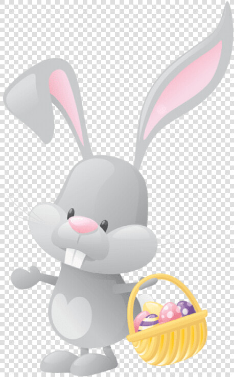 Easter Bunny Basket Png   Easter Bunny Transparent Background  Png DownloadTransparent PNG