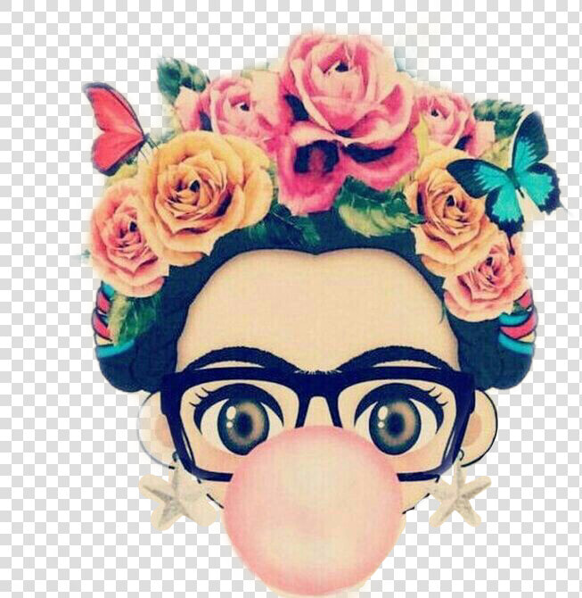  unibrow   Frida Kahlo Cartoon Png  Transparent PngTransparent PNG