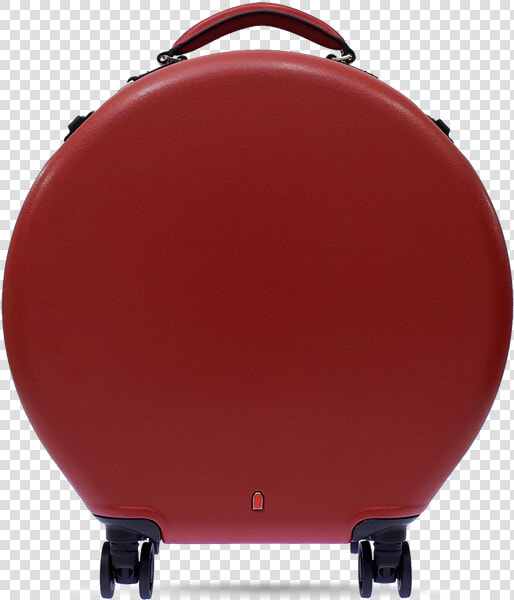 Picture Of Red Round Luggage   Round Luggage  HD Png DownloadTransparent PNG