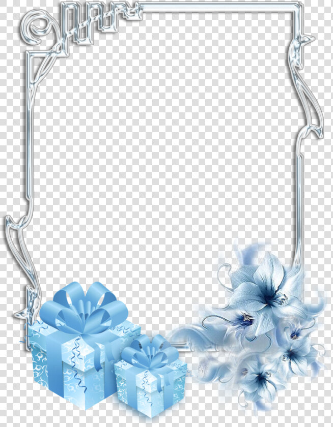 Borders And Frames Christmas Day Picture Frames Portable   Blue Christmas Borders Png  Transparent PngTransparent PNG