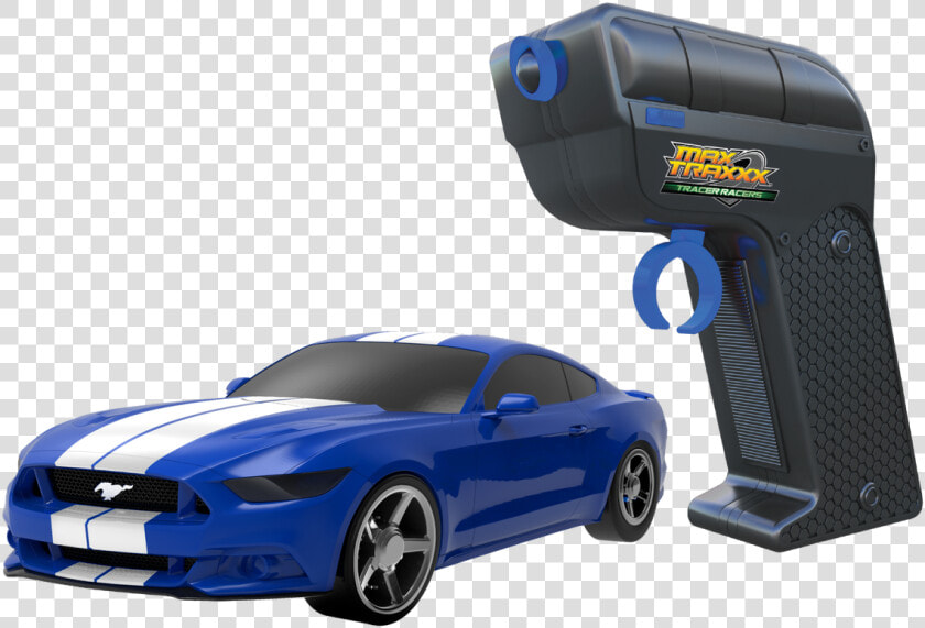 Tracer Racers Rc Blue Mustang  amp  Controller  HD Png DownloadTransparent PNG