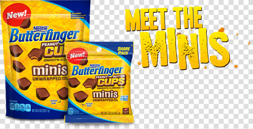 Butterfinger Peanut Butter Cups   Butterfinger Candy Bar  HD Png DownloadTransparent PNG