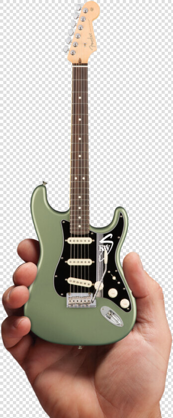 Autographed Miniature Replica Of Kenny S Sage Green   Kiss Paul Stanley Guitar  HD Png DownloadTransparent PNG