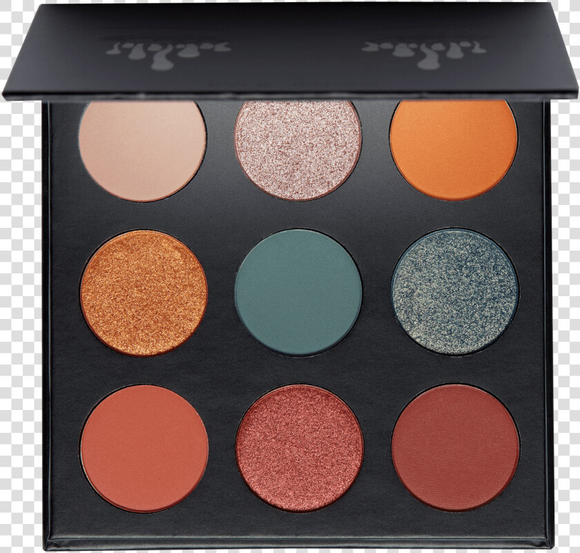 The Best Eyeshadow Palette For Your Eye Color   Kylie Cosmetics Orange Eyeshadow  HD Png DownloadTransparent PNG