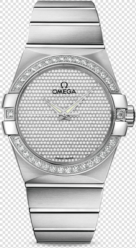 123   55   38   20   99   001   Omega Constellation   Omega Constellation Full Diamond  HD Png DownloadTransparent PNG