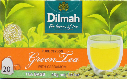 Dilmah Green Tea With Cardamom 20 Tea Bag   Dilmah Green Tea Price In Sri Lanka  HD Png DownloadTransparent PNG