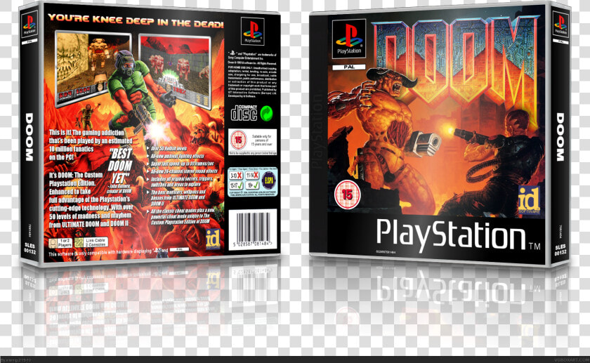 Doom Ps1 Box Art  HD Png DownloadTransparent PNG